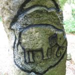 "Hübscher Stein" im kleinen Lautertal mit Helfensteinschen Elefanten, Foto: R. Wolf